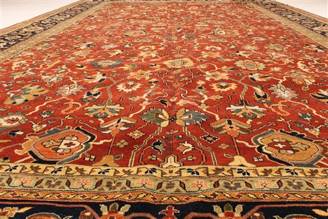 Serapi Red Hand Knotted 116 X 175 Area Rug 250-28456 Image 4
