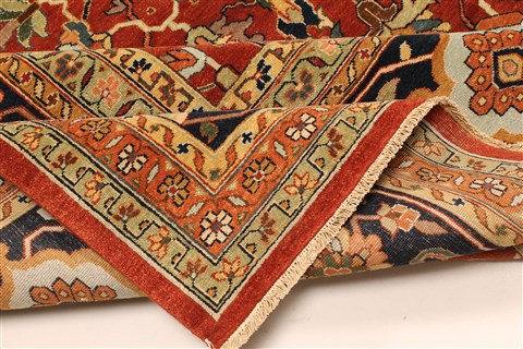 Serapi Red Hand Knotted 116 X 175 Area Rug 250-28456 Image 6