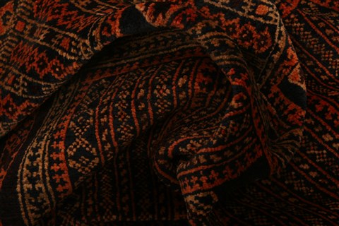 Baluch Orange Hand Knotted 33 X 47 Area Rug 253-28459 Image 2