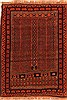 Baluch Orange Hand Knotted 33 X 47 Area Rug 253-28459 Thumb 0