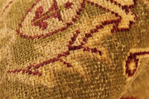 Agra Beige Hand Knotted 120 X 154 Area Rug 250-28462 Image 9