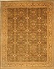 Agra Beige Hand Knotted 120 X 154  Area Rug 250-28462 Thumb 0