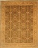 Agra Beige Hand Knotted 120 X 154 Area Rug 250-28462 Thumb 0