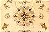 Ziegler Beige Hand Knotted 120 X 149  Area Rug 250-28463 Thumb 2