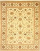 Ziegler Beige Hand Knotted 120 X 149 Area Rug 250-28463 Thumb 0