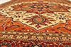 Serapi Beige Hand Knotted 129 X 149  Area Rug 250-28464 Thumb 4