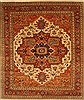 Serapi Beige Hand Knotted 129 X 149 Area Rug 250-28464 Thumb 0