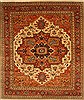 Serapi Beige Hand Knotted 129 X 149  Area Rug 250-28464 Thumb 0