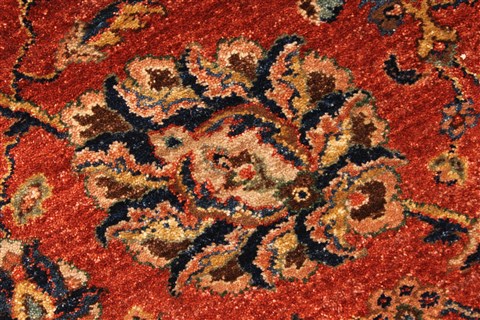 Pishavar Red Hand Knotted 1110 X 151 Area Rug 250-28468 Image 11