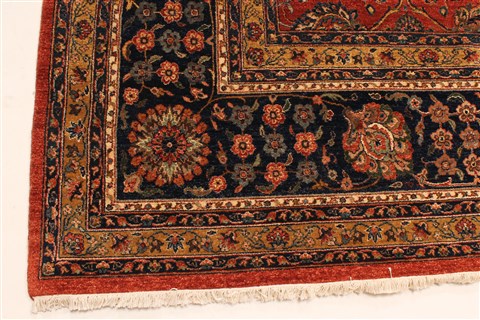 Pishavar Red Hand Knotted 1110 X 151 Area Rug 250-28468 Image 1