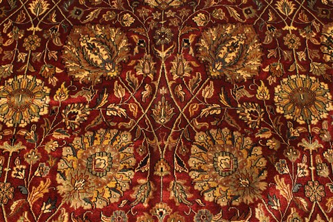 Kashmar Beige Hand Knotted 119 X 153 Area Rug 250-28470 Image 2