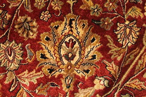 Kashmar Beige Hand Knotted 119 X 153 Area Rug 250-28470 Image 5