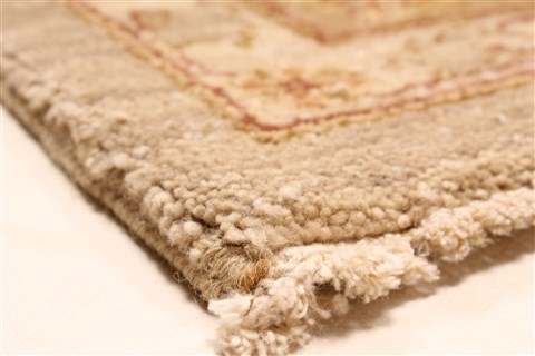 Ziegler Beige Hand Knotted 120 X 1410 Area Rug 250-28473 Image 13