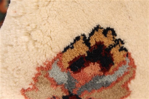 Agra Beige Hand Knotted 1111 X 155 Area Rug 250-28474 Image 11