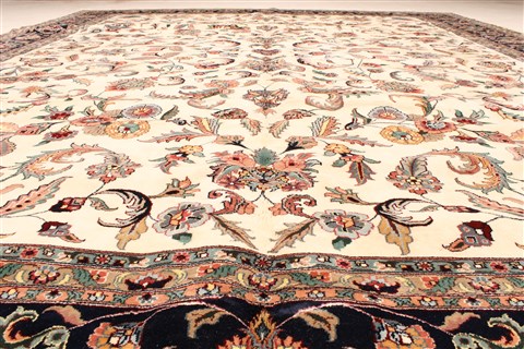 Agra Beige Hand Knotted 1111 X 155 Area Rug 250-28474 Image 12