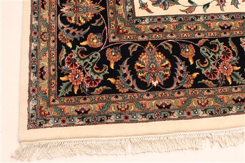 Agra Beige Hand Knotted 1111 X 155 Area Rug 250-28474 Image 1
