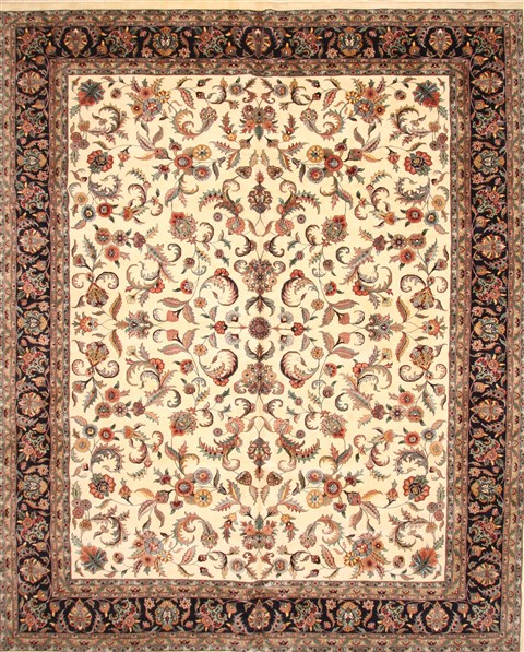 Agra Beige Hand Knotted 1111 X 155 Area Rug 250-28474 Image 0