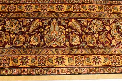 Kashmar Beige Hand Knotted 120 X 150 Area Rug 250-28475 Image 2