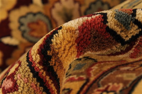 Kashmar Beige Hand Knotted 120 X 150 Area Rug 250-28475 Image 7