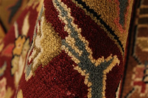 Kashmar Beige Hand Knotted 120 X 150 Area Rug 250-28475 Image 8