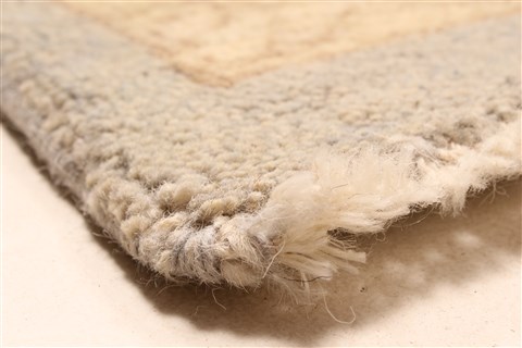 Oushak Beige Hand Knotted 121 X 161 Area Rug 250-28476 Image 11