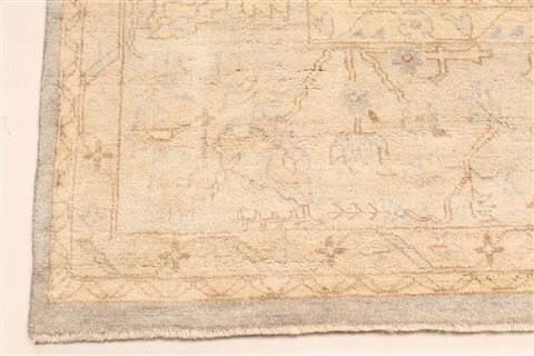 Oushak Beige Hand Knotted 121 X 161 Area Rug 250-28476 Image 1