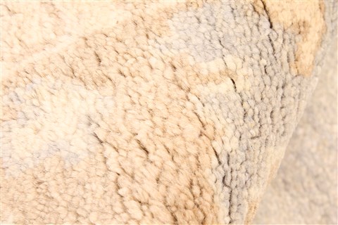 Oushak Beige Hand Knotted 121 X 161 Area Rug 250-28476 Image 9