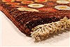 Gabbeh Brown Square Hand Knotted 68 X 83 Area Rug 250-28479 Thumb 12