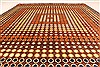 Gabbeh Brown Square Hand Knotted 68 X 83 Area Rug 250-28479 Thumb 4