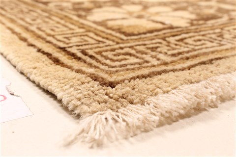 Modern Beige Hand Knotted 510 X 89 Area Rug 250-28480 Image 10