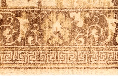 Modern Beige Hand Knotted 510 X 89 Area Rug 250-28480 Image 3
