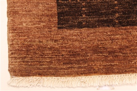 Modern Brown Hand Knotted 58 X 710 Area Rug 250-28481 Image 1
