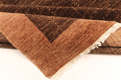 Modern Brown Hand Knotted 58 X 710 Area Rug 250-28481 Image 6