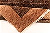 Modern Brown Hand Knotted 58 X 710 Area Rug 250-28481 Thumb 6