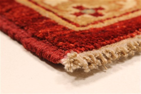 Pishavar Red Hand Knotted 66 X 80 Area Rug 250-28483 Image 12