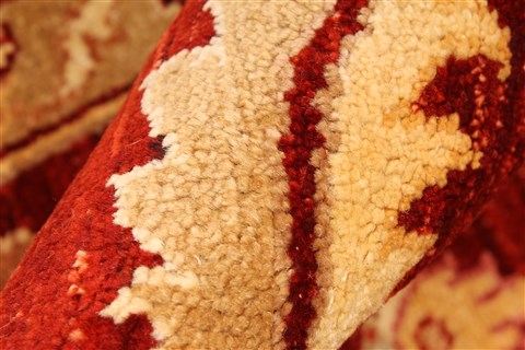 Pishavar Red Hand Knotted 66 X 80 Area Rug 250-28483 Image 9
