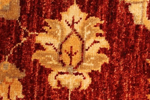 Pishavar Beige Square Hand Knotted 67 X 82 Area Rug 250-28486 Image 4