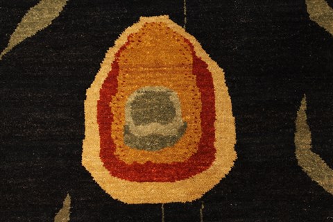 Modern Beige Hand Knotted 57 X 80 Area Rug 250-28489 Image 2