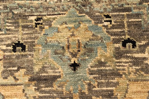 Modern Grey Hand Knotted 61 X 90 Area Rug 250-28490 Image 11