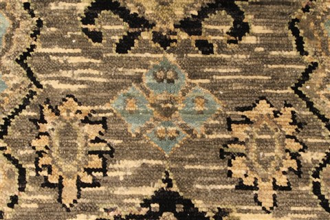 Modern Grey Hand Knotted 61 X 90 Area Rug 250-28490 Image 2