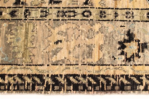 Modern Grey Hand Knotted 61 X 90 Area Rug 250-28490 Image 4