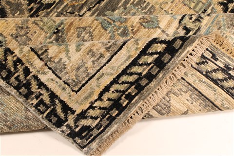 Modern Grey Hand Knotted 61 X 90 Area Rug 250-28490 Image 7