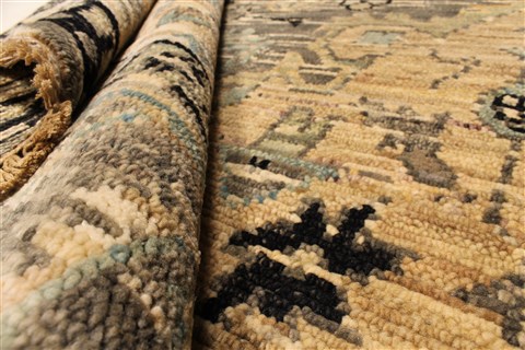 Modern Grey Hand Knotted 61 X 90 Area Rug 250-28490 Image 8