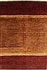 Gabbeh Brown Hand Knotted 59 X 83 Area Rug 250-28492 Thumb 0
