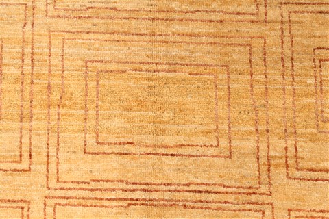 Modern Beige Hand Knotted 56 X 83 Area Rug 250-28493 Image 2