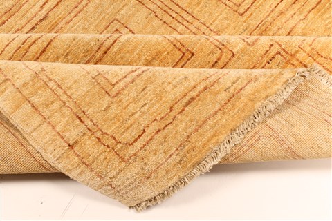 Modern Beige Hand Knotted 56 X 83 Area Rug 250-28493 Image 5