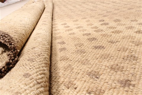 Modern Beige Hand Knotted 60 X 90 Area Rug 250-28494 Image 6