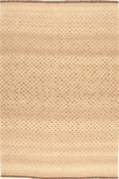 Modern Beige Hand Knotted 60 X 90 Area Rug 250-28494 Image 0