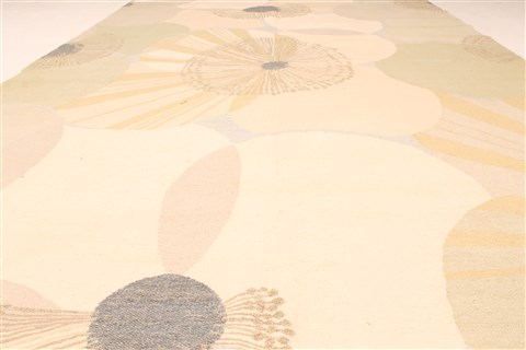 Modern Green Hand Knotted 60 X 90 Area Rug 250-28495 Image 2