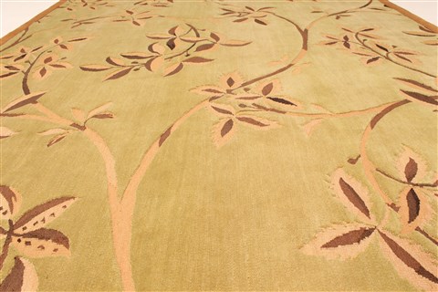 Modern Brown Hand Knotted 60 X 90 Area Rug 250-28496 Image 3